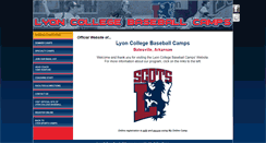 Desktop Screenshot of lyonbaseballcamps.com